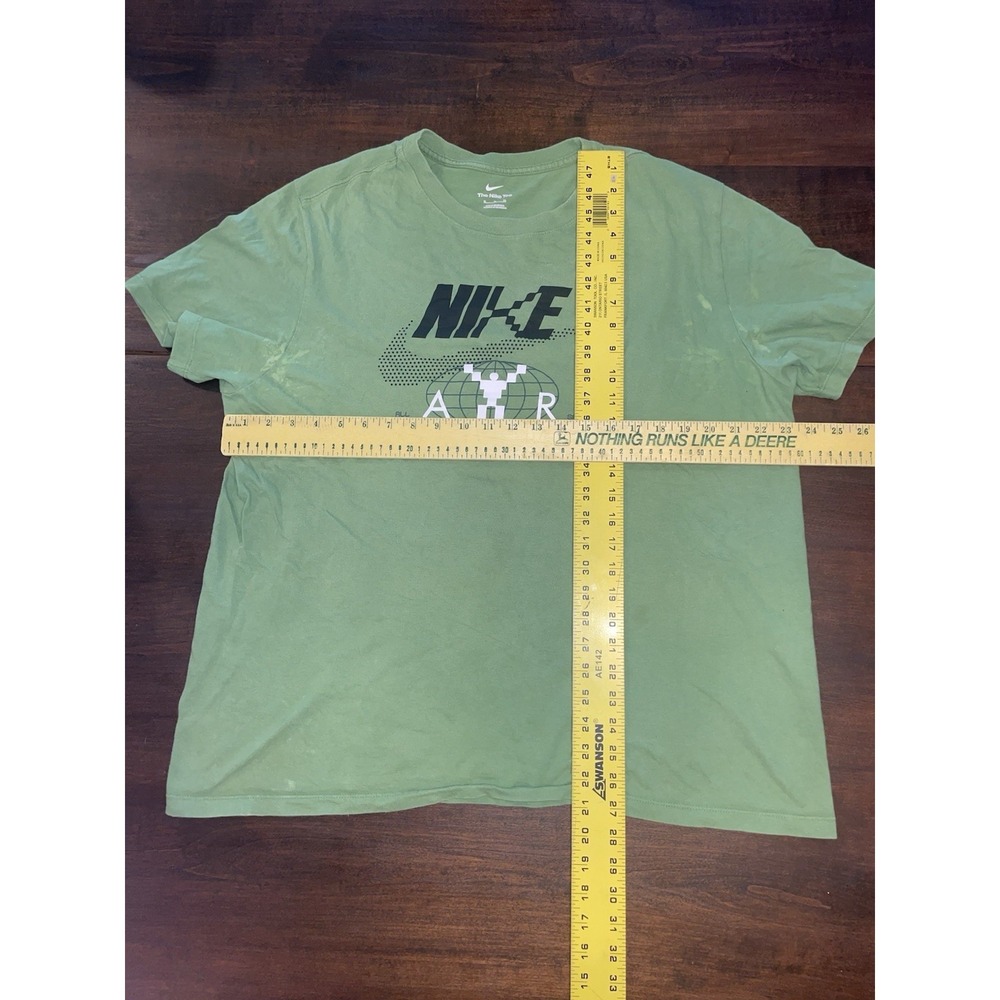 Nike Air Green Graphic Logo T-shirt - Mens Size XL - Picture 2 of 7